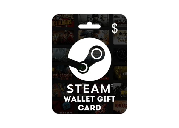 خرید گیفت کارت استیم | Steam Gift Card