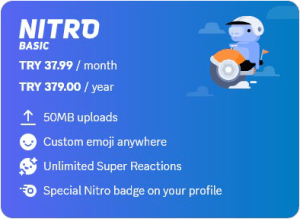 خرید اشترام نیترو دیسکورد